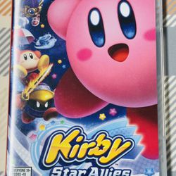 Kirby Star Allies - Nintendo Switch 2018 Game/Case Tested Adult Owned