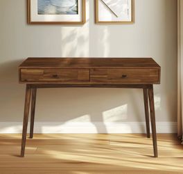 Walnut Executive Computer Desk