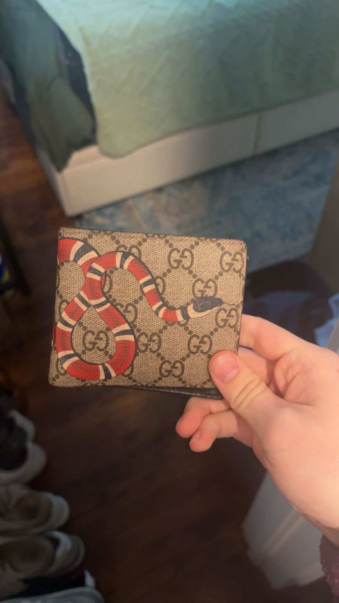 Gucci Double G Kingsnake Wallet