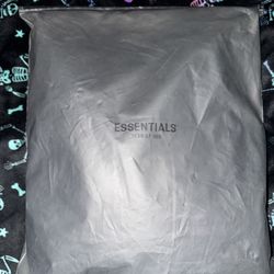 Essential Fear Of God  Black Hoodie Large Unisex 