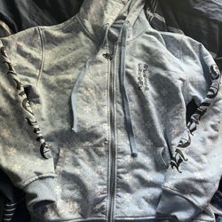 Baby Blue Chrome Hearts Hoodie