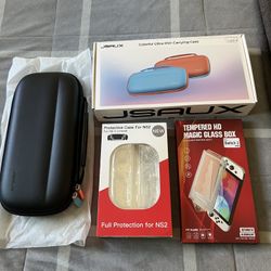 Nintendo Switch NS 2 Case And Protector Set
