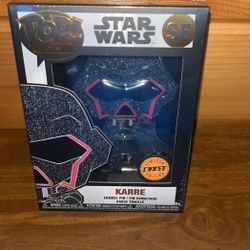 STAR WARS Funko Pop! KARRE CHASE EXCLUSIVE Enamel Pin 