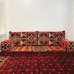 Arabic Majlis Or Floor Setting Sofa / Morroccan Traditional Style Sofa / مجلس عربي / Jalsa Arabian