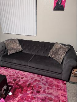 Pull out couch and love seat set