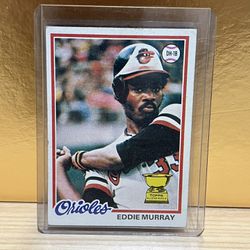 HOF Eddie Murray Rookie Baseball Card (1978 Topps) 🔥🔥 Sharp Card 