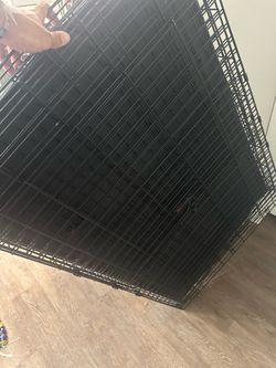 X Large Black Wire Dog Crate
