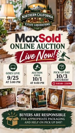 ONLINE ESTATE AUCTION – NOW LIVE!