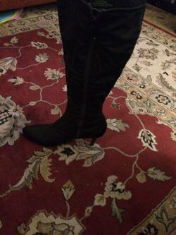 Black Stretch Boots
