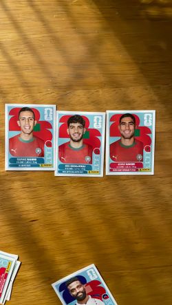 Morocco panini sticker team