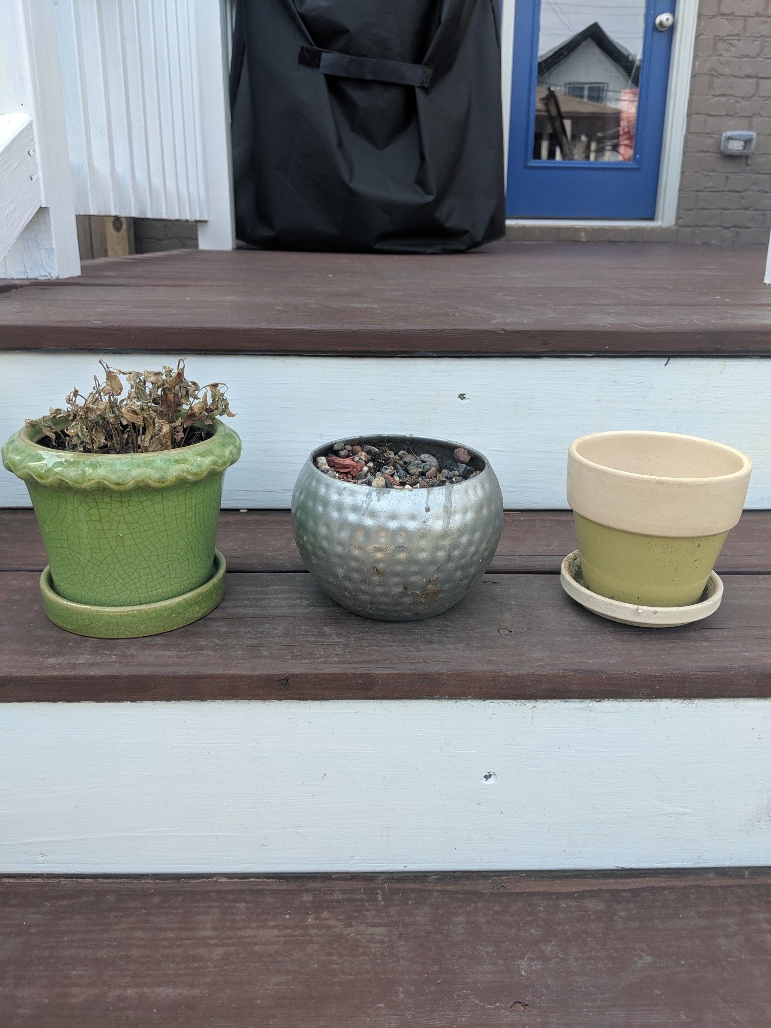 Flower pots, $5 each