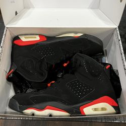2019 Jordan 6 Retro Black Infrared Size 13