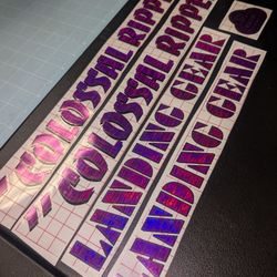 Se Colossal Ripper Custom Decals/Stickers 