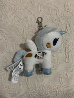 Tokidoki Unicorno Mooka Plush Clip-On Keychain
