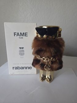 DISCONTINUED! LIMITED EDITION RABANNE FAME FELINE EAU DE PARFUM.7OZ/80ML, NEW IN BOX