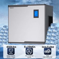 New- Coolake K350 22" Cube Ice Machine Head-450lbs