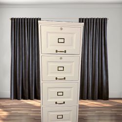 White File Cabinet 