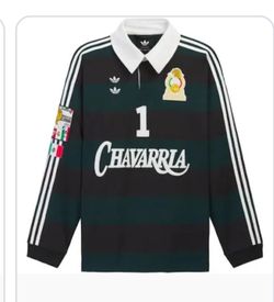 Adidas Chavarria Long Sleeve Soccer Jersey sz small