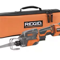 RIDGID Thru Cool 6 Amp Corded 1-Handed Orbital Reciprocating Saw Kit (Used)