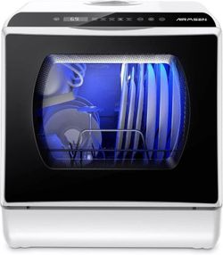 Airmsen Portable Countertop Dishwasher TDQR03