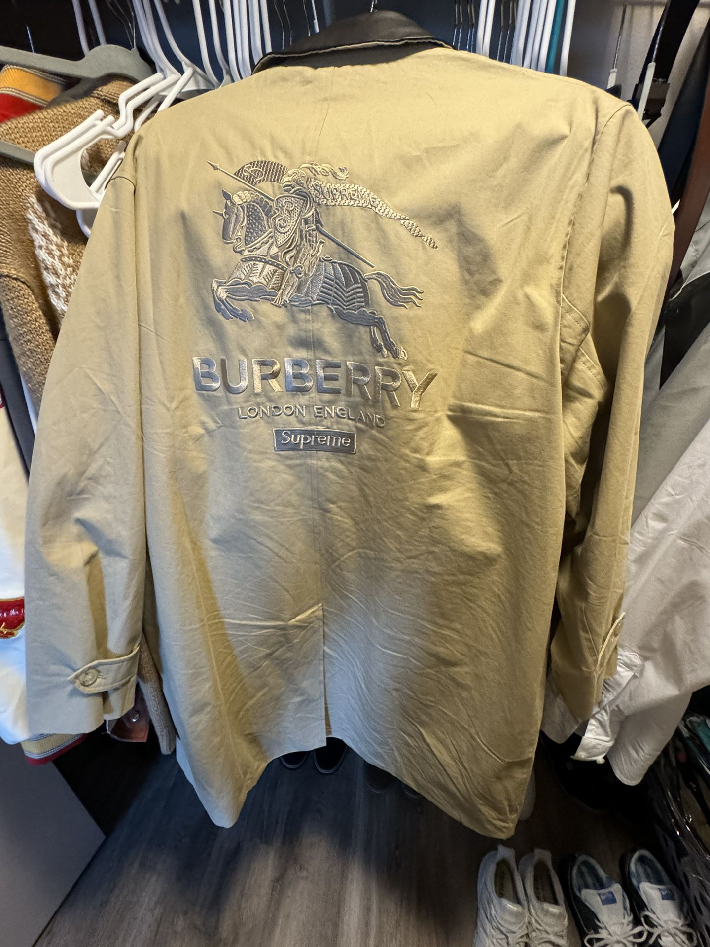 Supreme/Burberry Collab Coat