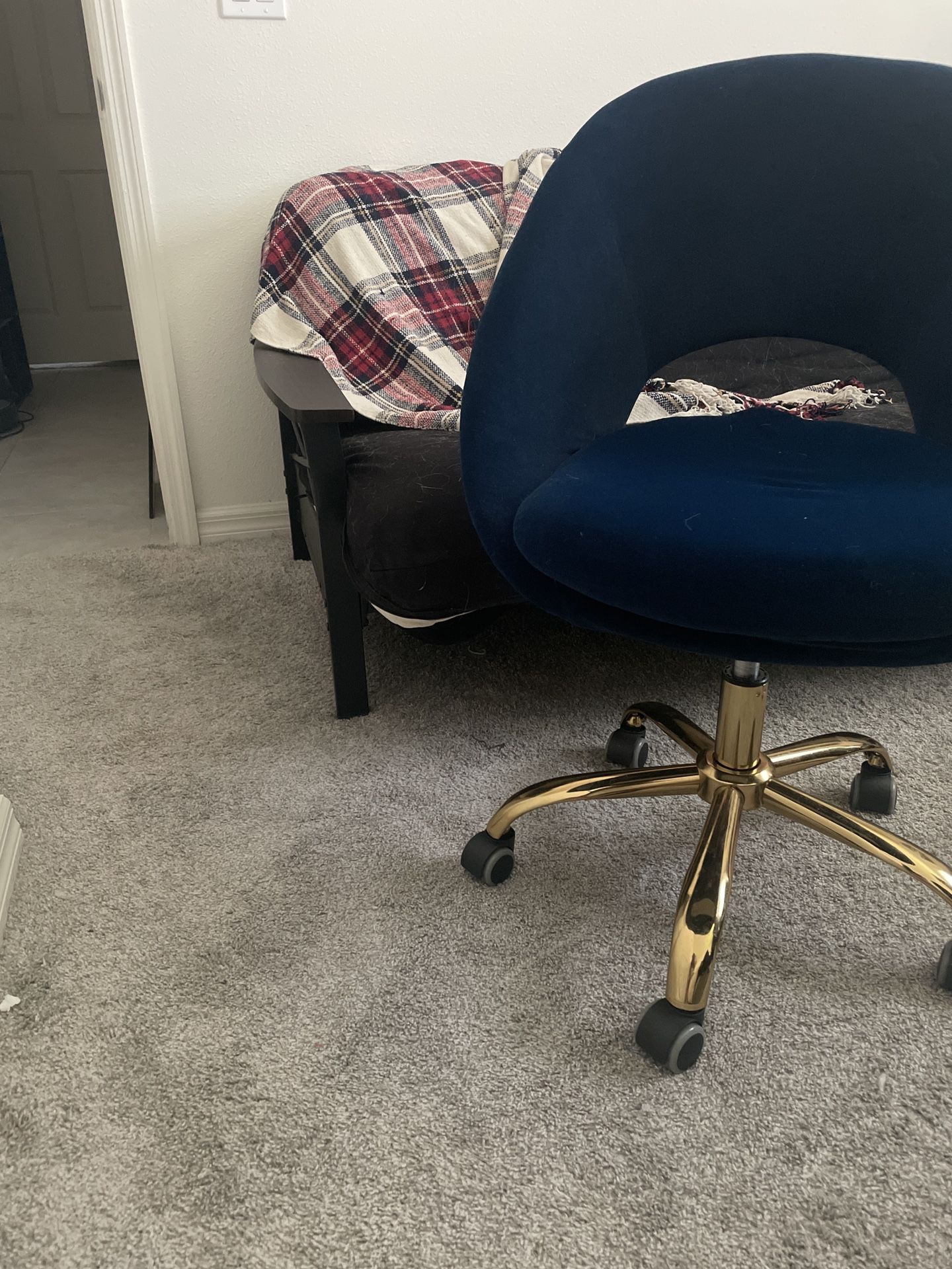 Futon, Desk Chairs, Full Size Bed 