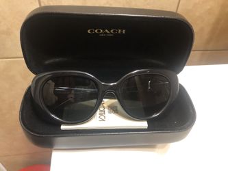 Coach Sunglasses (worn Once) With Case And Original Paperwork
