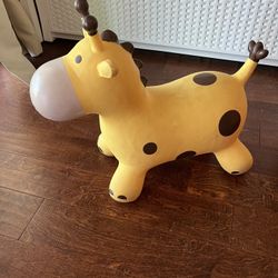 Giraffe Bouncy Hopper Toy For Kids 