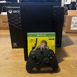 Xbox Series X With Cyberpunk 2077