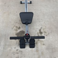 Sunny Health & Fitness SF-RW1205 Digital Monitor Rowing Machine - Silver