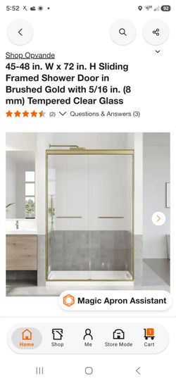 Sliding shower door
