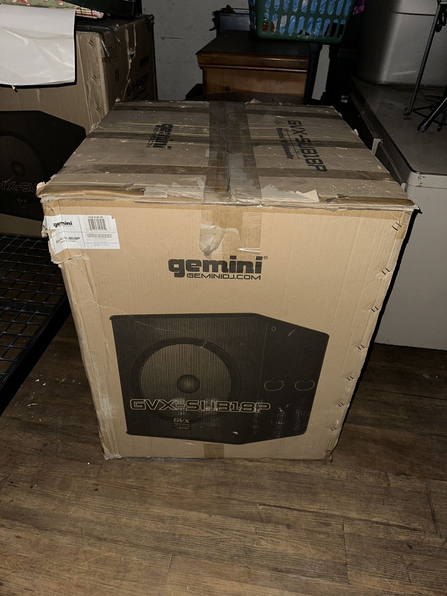 Gemini GVX-SUB18P Powered 18” Subwoofer