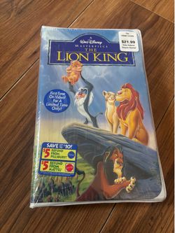 The Lion King (VHS, 1995) Walt Disney Masterpiece Collection BRAND NEW SEALED!