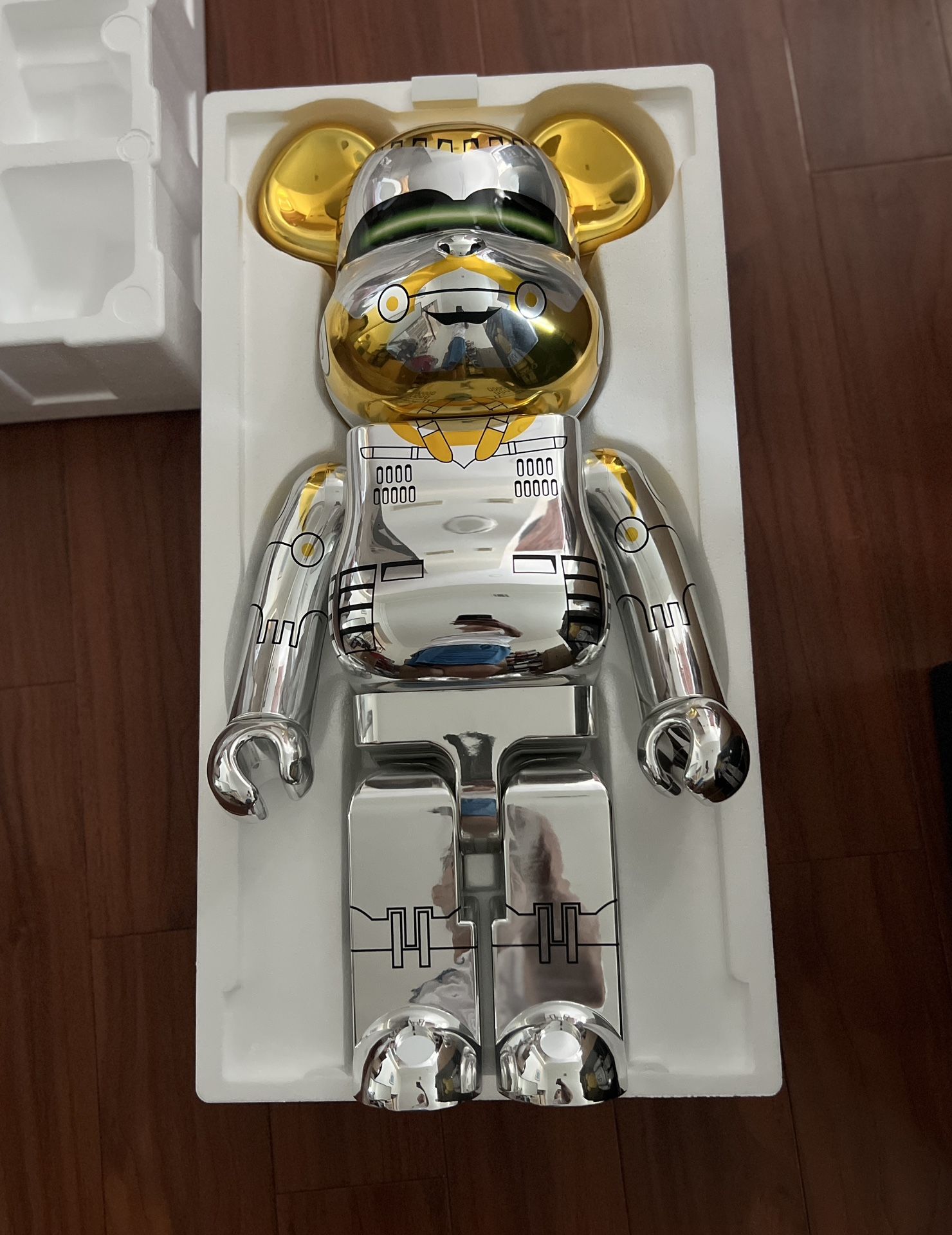 BE@RBRICK SORAYAMA × THE WEEKND 1000％ BE@RBRICK SORAYAMA × THE WEEKND 1000% Bearbrick Medicom toy Silver