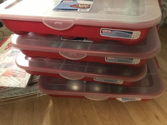 Xmas ornaments with cases