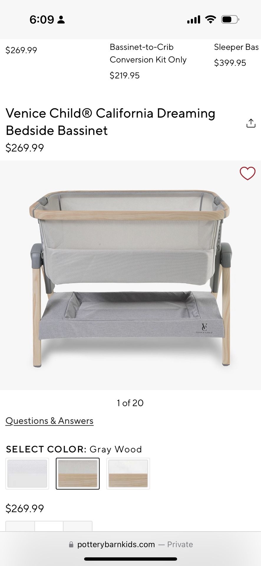 Venice child Bassinet