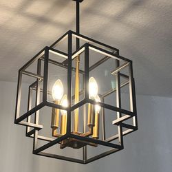 4 Light Modern Pendant Light Fixture
