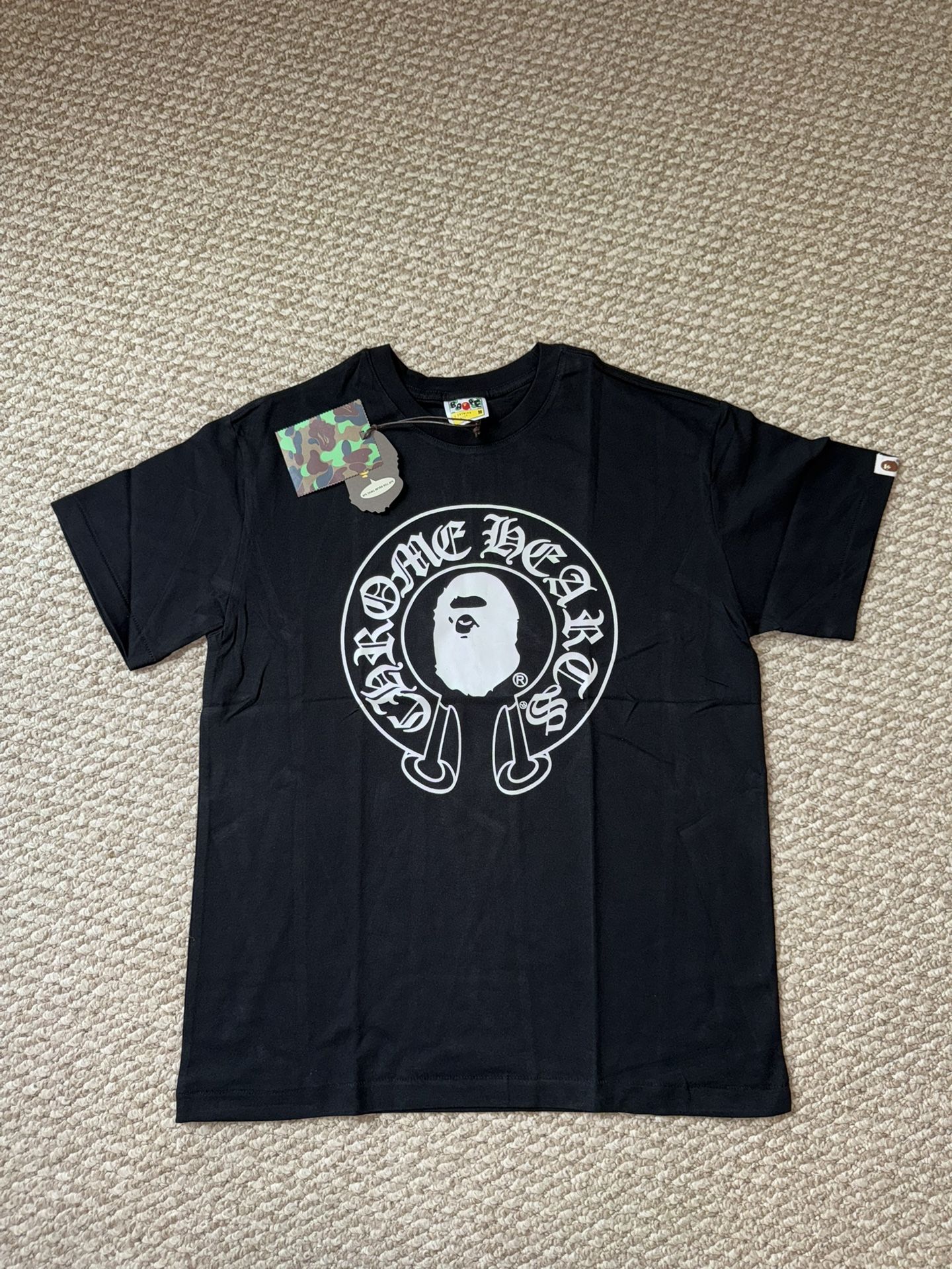 bape x chrome heart tee