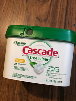 New, never opened cascade dishwasher pods. Multiple available. $5 each