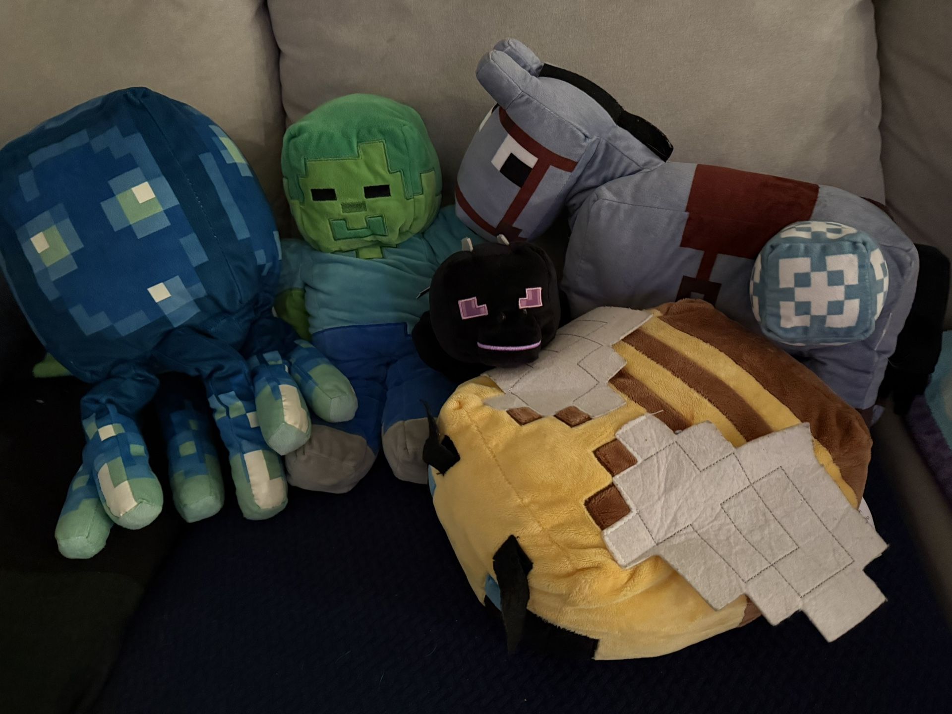 Minecraft Soft Plushie Lot 