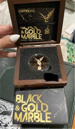 Black And Gold Marble 