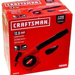 CRAFTSMAN CMEBL712 12-Amp Handheld 410-CFM 145-MPH Corded Leaf Blower