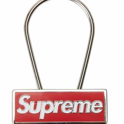 SUPREME CLIP KEYCHAIN RED