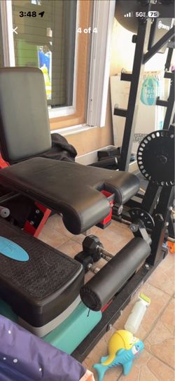 4-in-1 Leg Extension and Leg Curl Machine