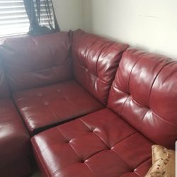 Red Sectional 