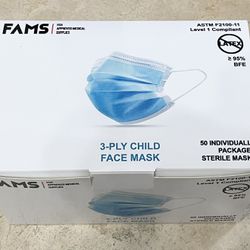 Child Individually Packaged Sterile Face Masks