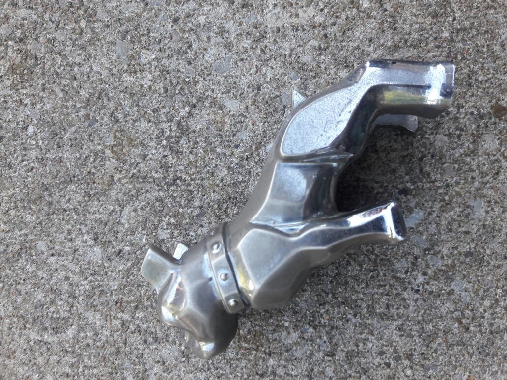 Vintage Mack truck hood ornament over 1 lb see our other items on my sight
