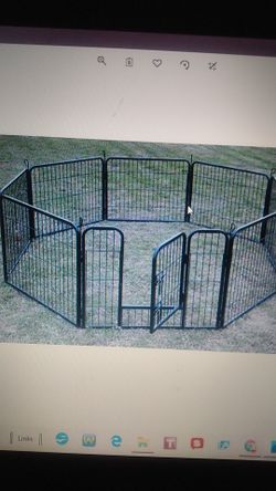 NEW pet play pen - exercise dog run, pet corral or fence