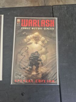 Frank Forte signed special edition Warlash: Zombie Mutant Genesis no.0