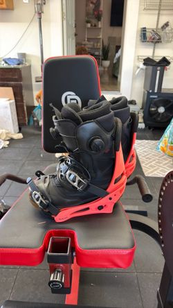 Burton Step On Snowboard Boots – Black/Red – Excellent Condition
